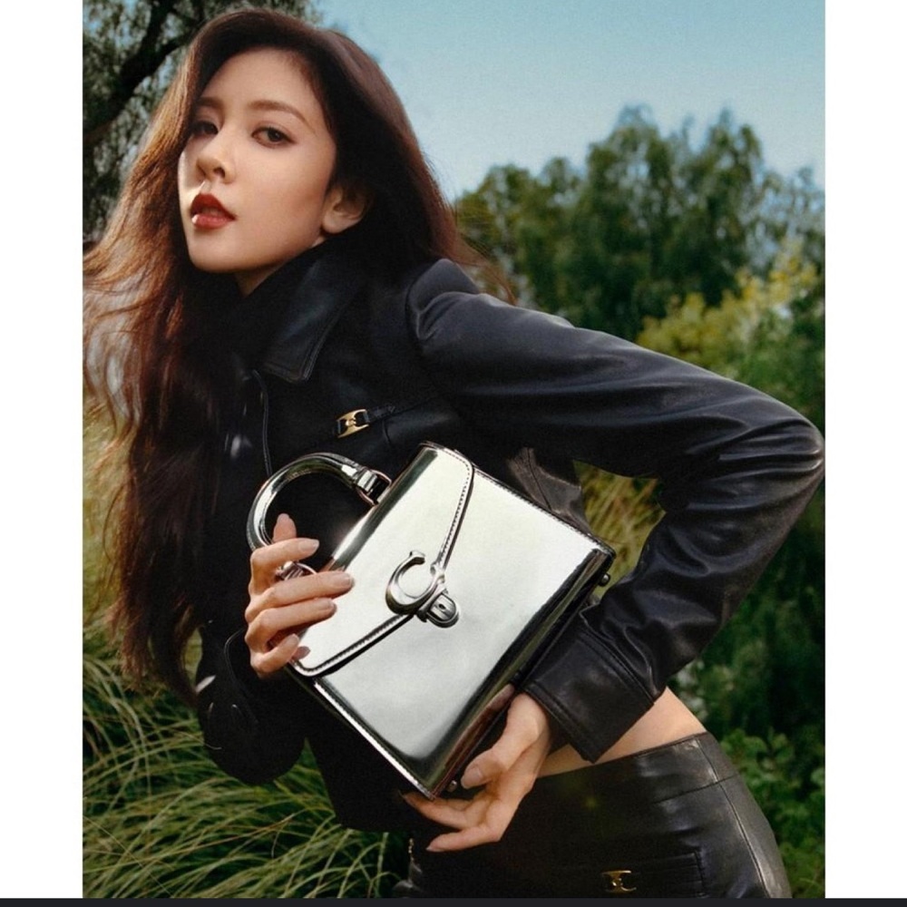 Coach Metallic Silver Crossbody Bag - Picture 3 of 16
